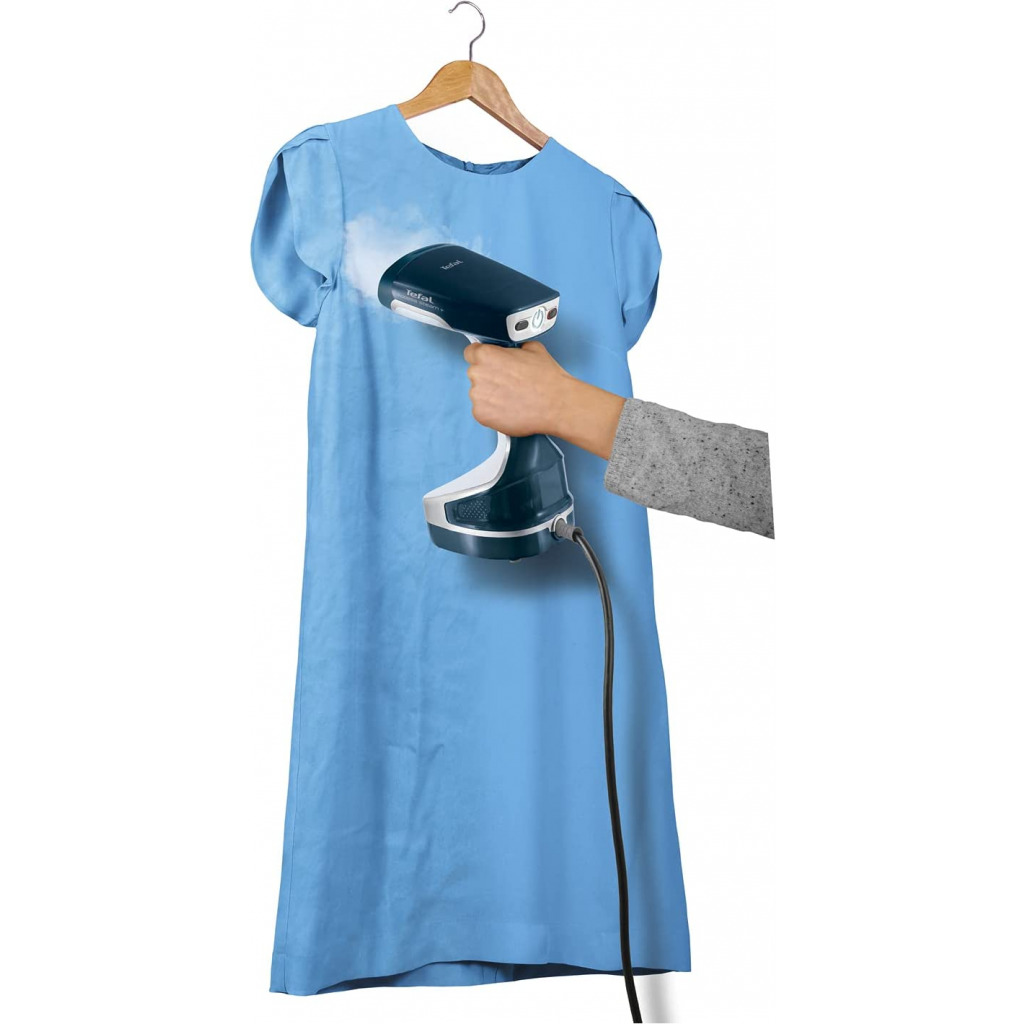 Tefal Access Steam Plus Hand Garment Steamer, 1600 WATTS, Blue/White, Plastic, DT8100M0