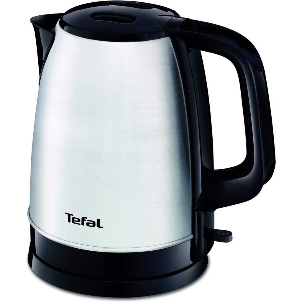 Tefal Good Value 1.7 Liter Kettle, 2400 Watts KI150D27 Percolator, Silver, Stainless Steel