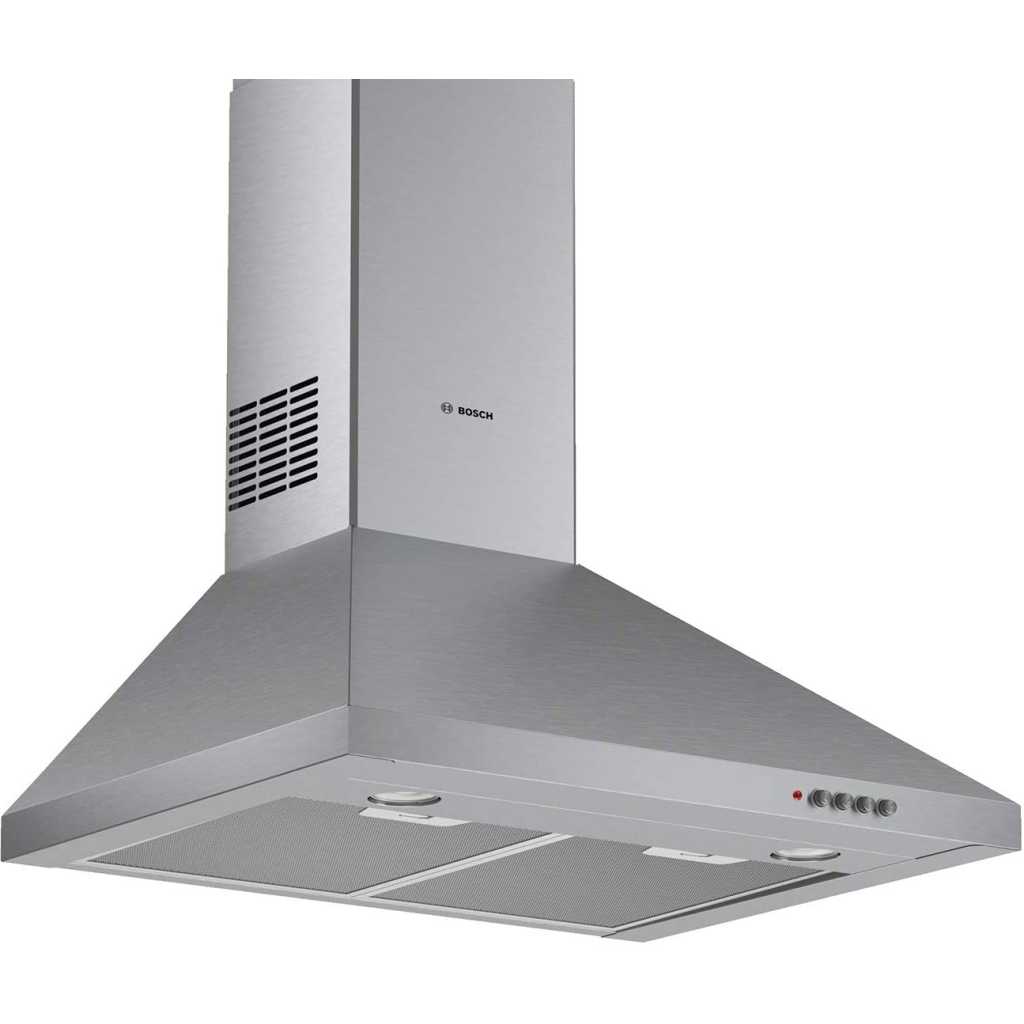 Bosch DWP64CC50Z Wall Mounted Chimney Hood 60cm - Silver - Kitchen Extractor Fan