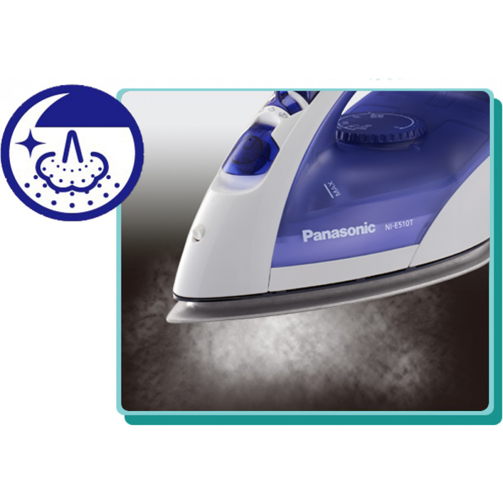 Panasonic NI-E510T 220 Volt 2150W Visilitiy Design U-Shape Soletape Steam Iron