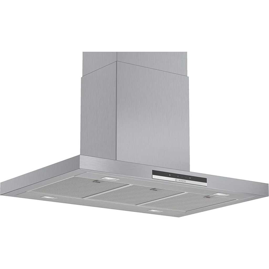 Bosch Serie | 4, 90 cm Island Chimney Hood, Stainless steel - DIB97IM50M, 1 Year Warranty