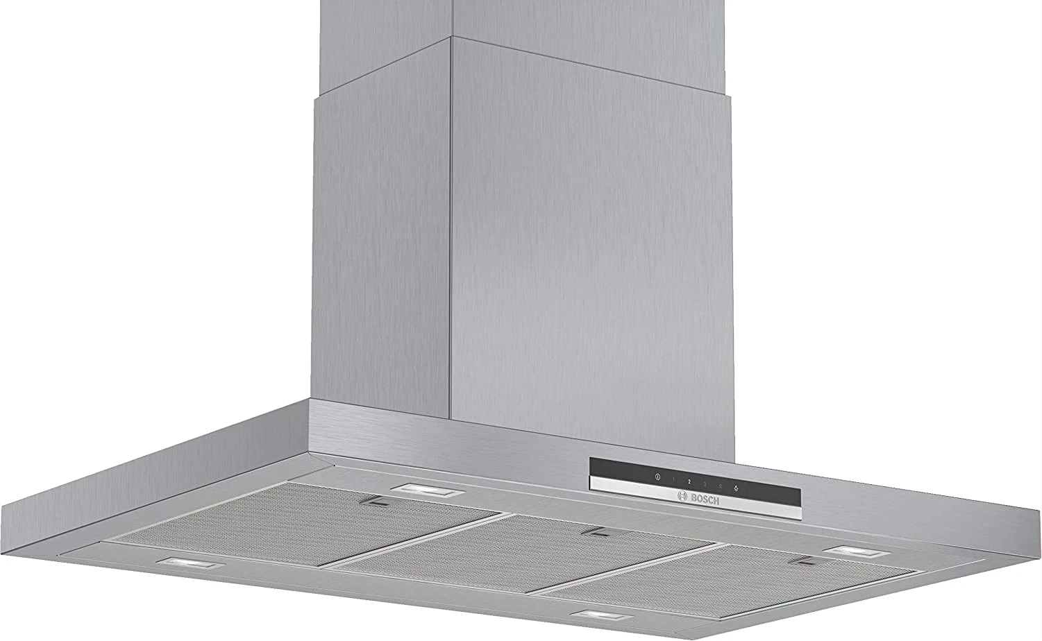 Bosch Serie | 4, 90 cm Island Chimney Hood, Stainless steel - DIB97IM50M, 1 Year Warranty
