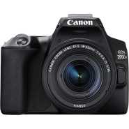 Canon EOS 200D II 24.1MP Digital SLR Camera + EF-S 18-55mm f4 is STM Lens (Black)