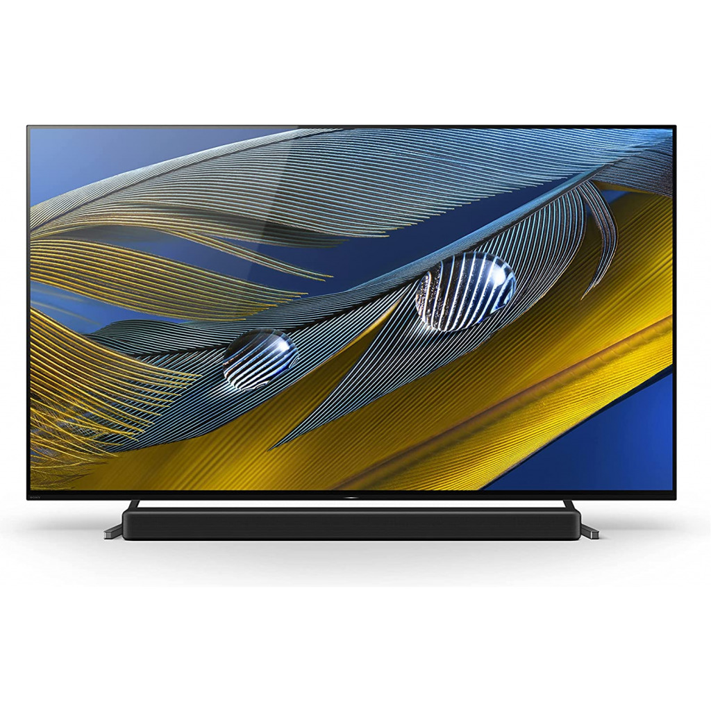 Sony BRAVIA XR OLED KD55A80J - 55-inch - OLED - 4K Ultra HD (UHD) - High Dynamic Range (HDR) - Google TV - (Black, 2021 model)