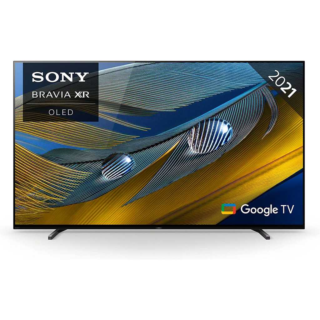 Sony BRAVIA XR OLED KD55A80J - 55-inch - OLED - 4K Ultra HD (UHD) - High Dynamic Range (HDR) - Google TV - (Black, 2021 model)