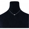 New Heart Design Simple Dainty Zinc Alloy Necklace - Silver