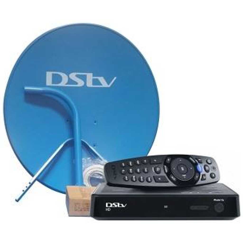 DSTv Full Kit HD Decoder + Dish + 1month Subscription - Black