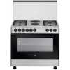 Beko 90x60cm Cooker, 4 Gas + 2 Electric, Inox, GE 12121 DX