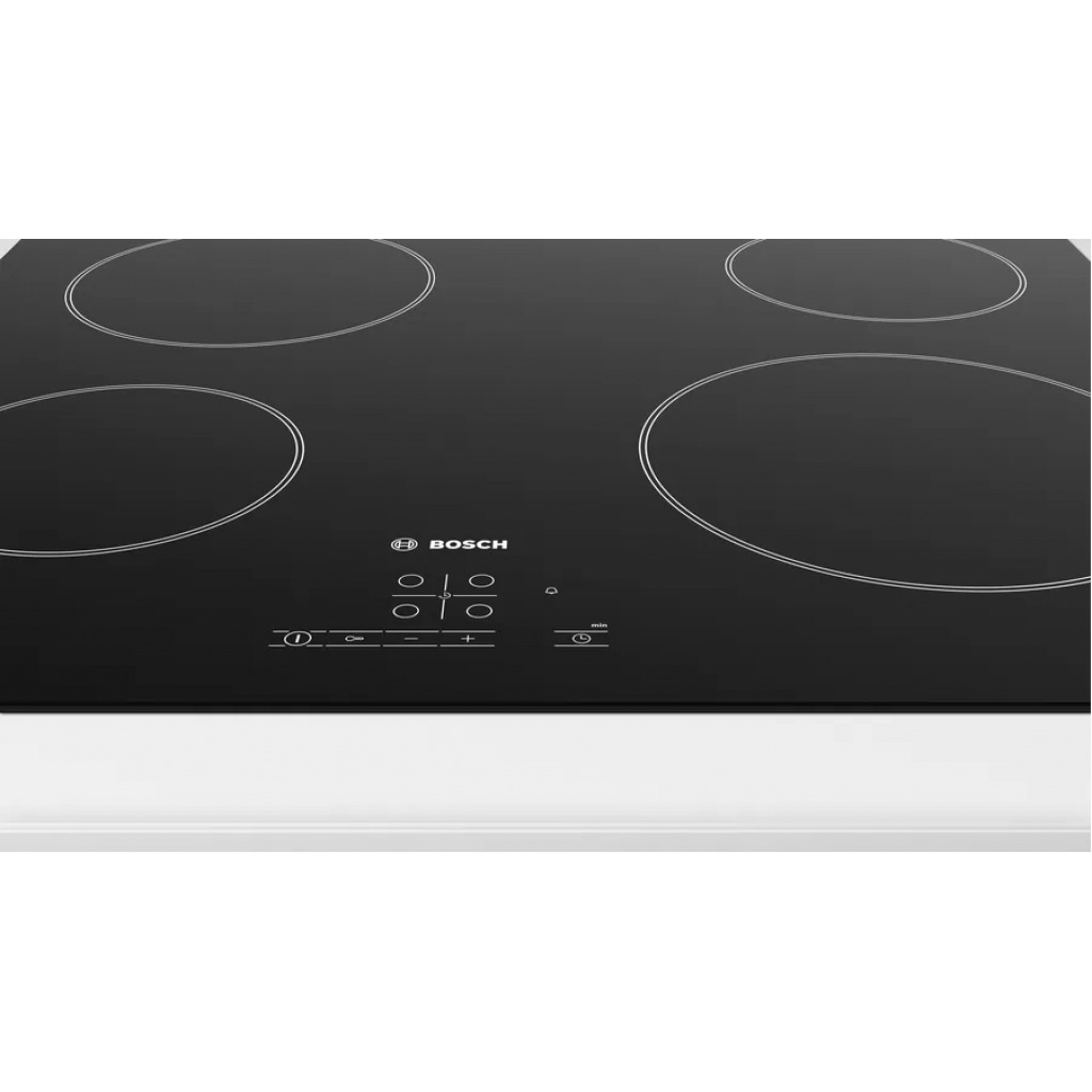 Bosch Serie | 4 Inbuilt Hard Glass Electric Hob 60 cm PKE611B17E - Black