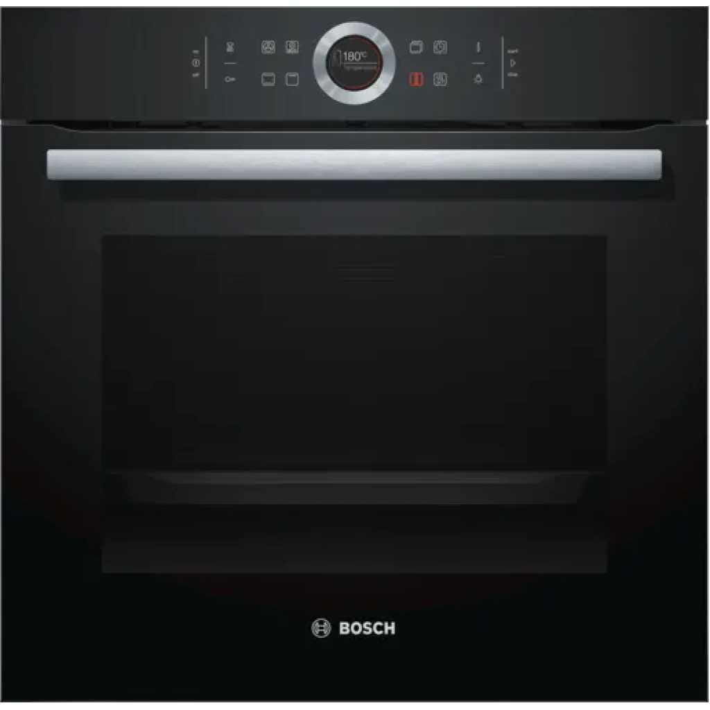 Bosch 71 Litre Serie 8 HBG634BB1B Built-In Electric Oven A+ Energy - Black