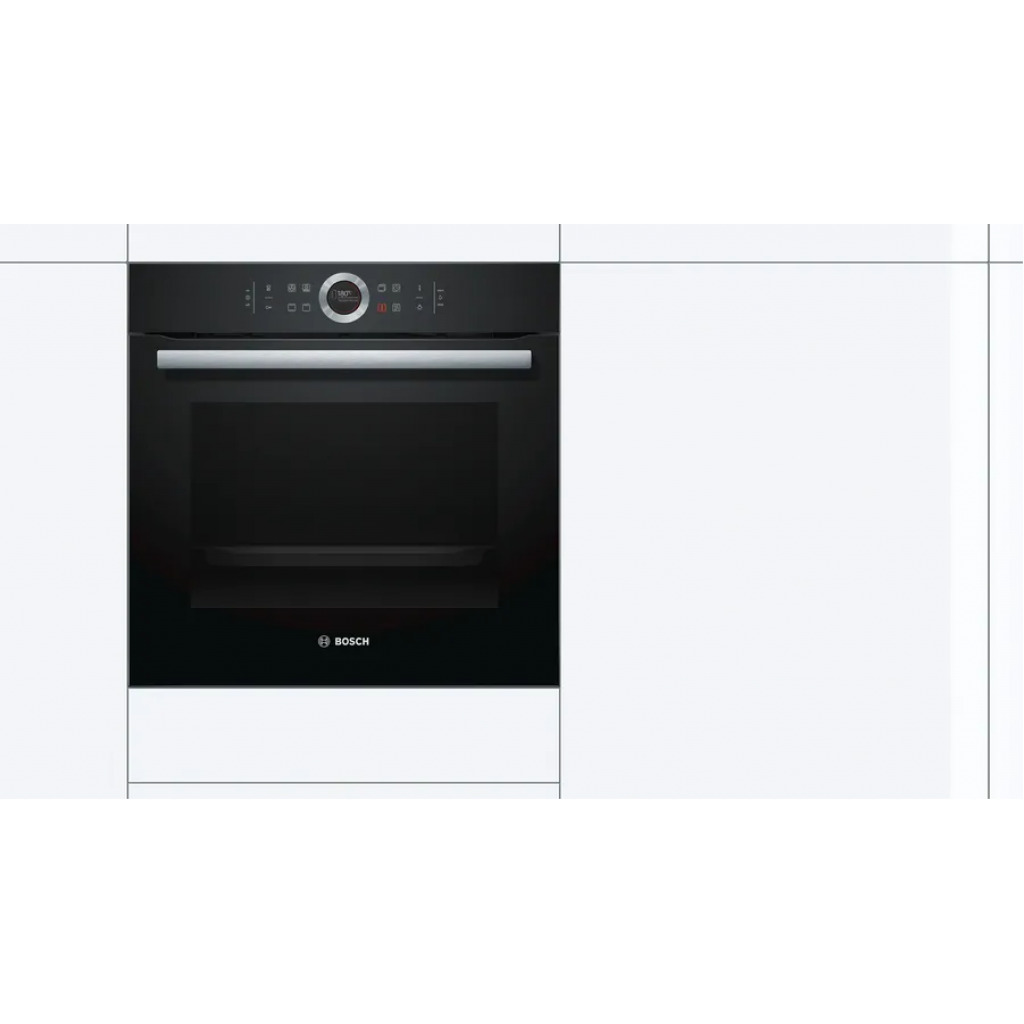 Bosch 71 Litre Serie 8 HBG634BB1B Built-In Oven A+ Energy Electric Oven - Black