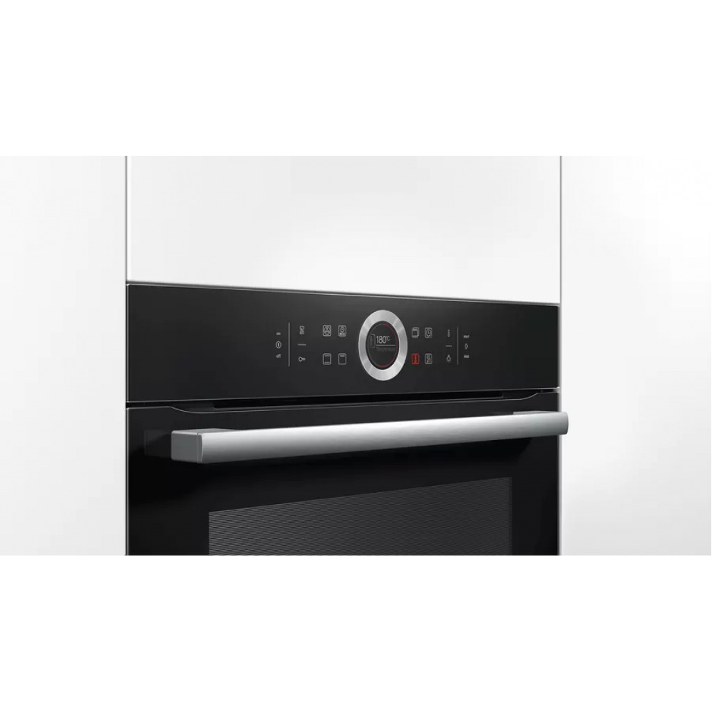 Bosch 71 Litre Serie 8 HBG634BB1B Built-In Oven A+ Energy Electric Oven - Black