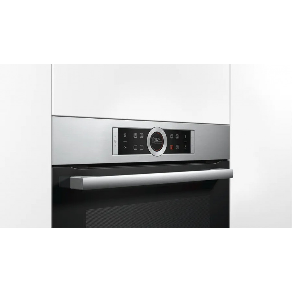 Bosch Serie 8 Built-in Oven 71 - Litres Multifunction Electric Oven 60 x 60 cm HBG634BS1B - Stainless steel