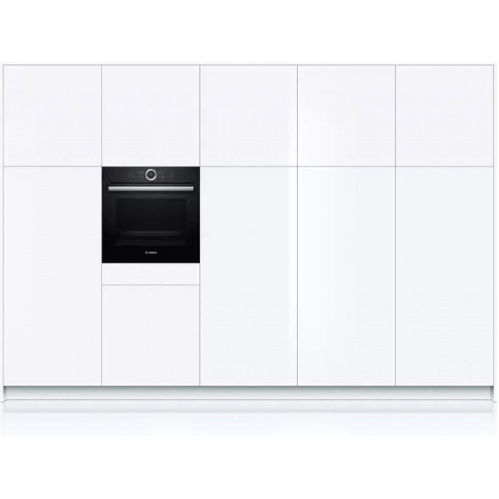 Bosch 71 Litre Serie 8 HBG634BB1B Built-In Oven A+ Energy Electric Oven - Black