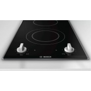 Bosch Series 2 Domino Electric Hob 30 cm Surface Mount With Frame PKF375CA1E – Black Electric Hobs TilyExpress