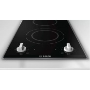 Bosch Series 2 Domino Electric Hob 30 cm Surface Mount With Frame PKF375CA1E - Black