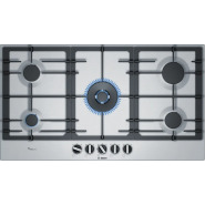 Bosch Series 6 Gas Cooktop Hob 90cm PCR9A5B90A - Stainless Steel