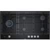 Bosch PRS9A6D70 Gas Hob, 90 CM, 5 Burners, Series 8 With Flame Select Ceramic Glass – Black