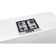 Bosch Serie 6 Gas Hob 60 cm PCP6A5B90 - Stainless steel