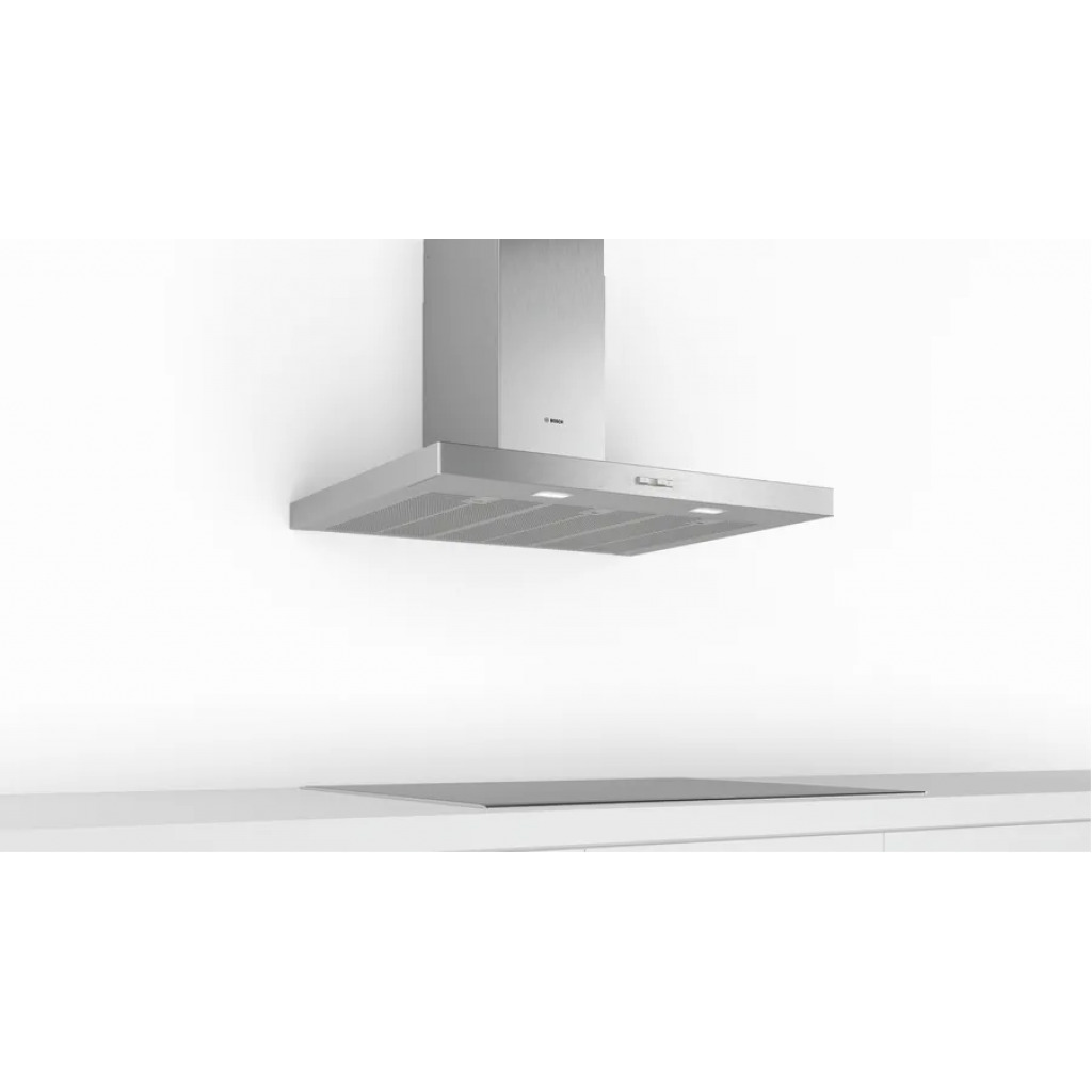 Bosch Series 2 Wall-mounted Cooker Hood 90 cm DWB94BC51B - Stainless steel