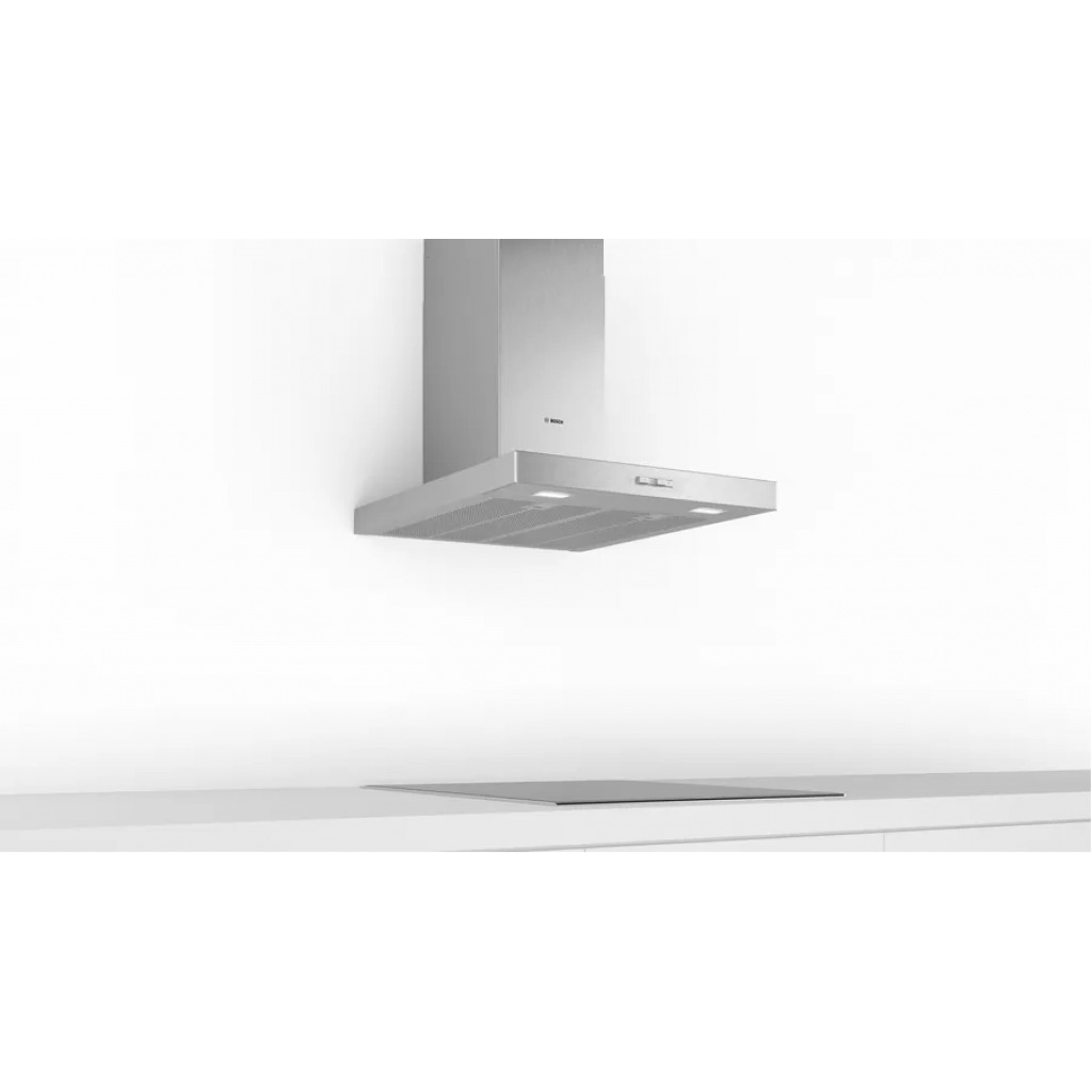 Bosch Serie 2, 60 cm, Wall-mounted Cooker Hood, DWB64BC51B - Stainless Steel