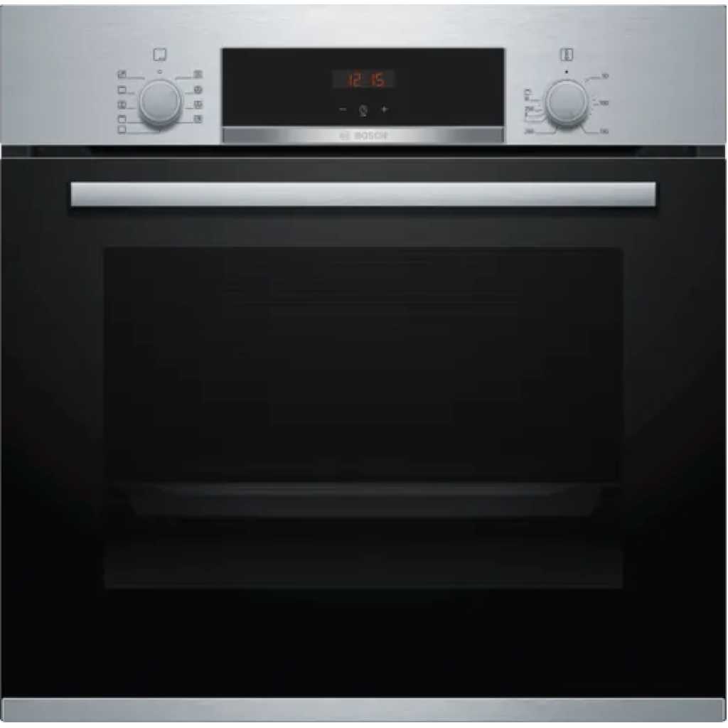 Bosch Built-In Oven; Digital Electric Oven 60x60cm With Grill - Stainless Steel | HBJ534ES0