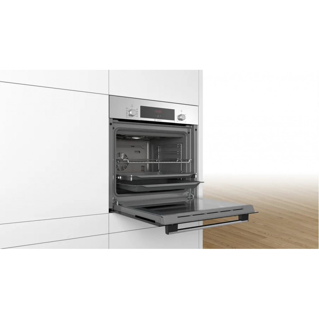 Bosch Built-In Oven; Digital Electric Oven 60x60cm With Grill - Stainless Steel | HBJ534ES0