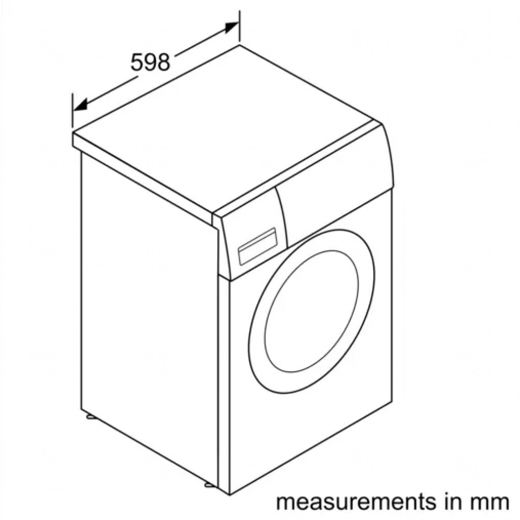 Bosch 6kg Serie | 2 Washing Machine, Front Loader 1000 rpm - Silver Inox