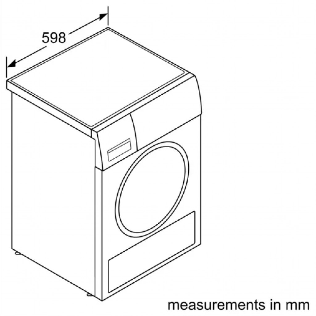 Bosch 9kg Serie | 6 Condenser Tumble Dryer Inox-easyclean