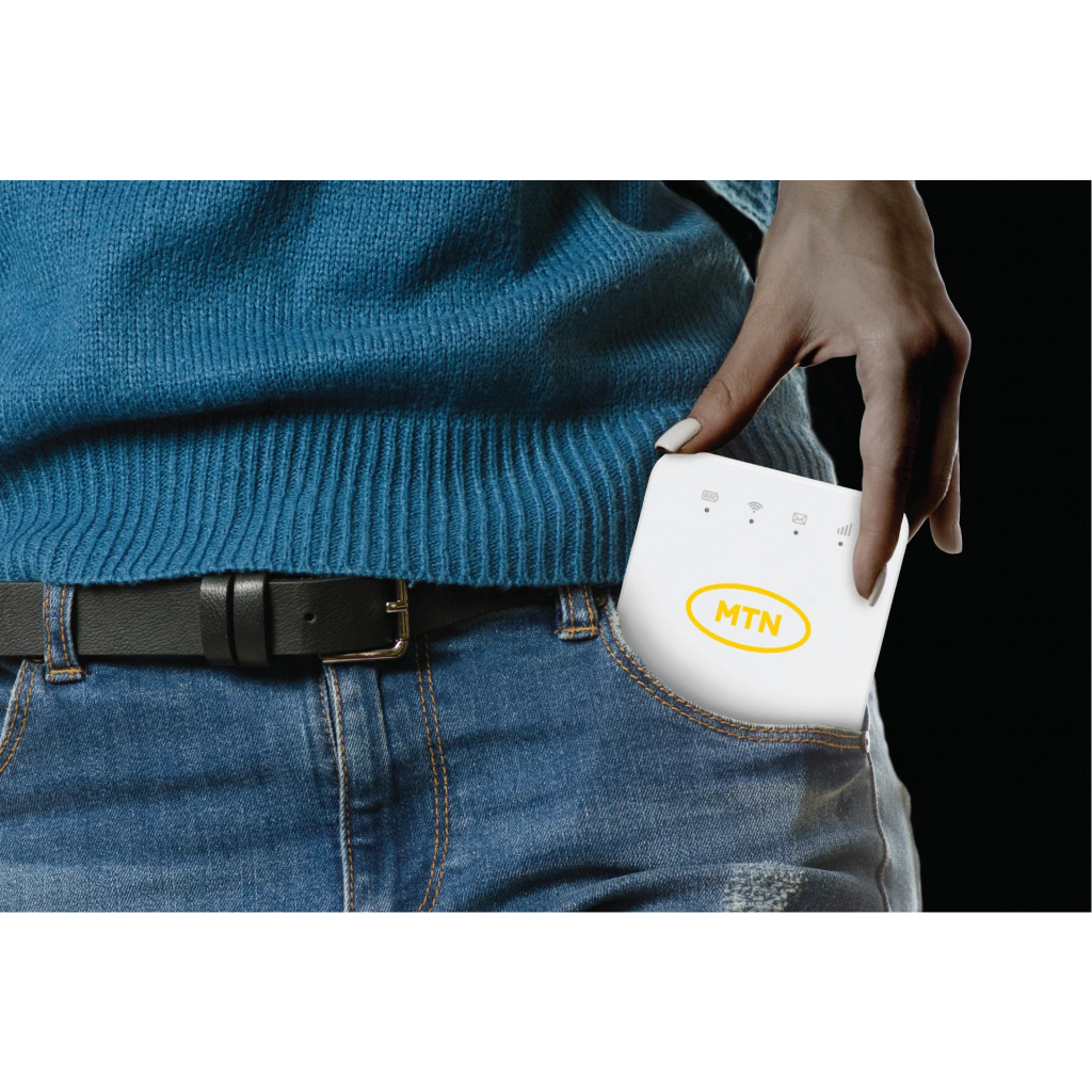 MTN 4G Portable Pocket MiFi With Free 15GB Data And a Free Simcard - White