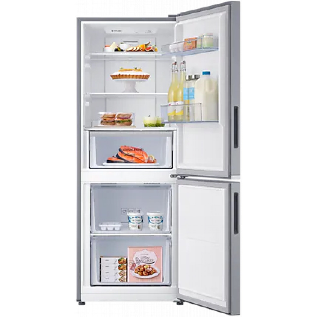 Samsung 330 - Litres Bottom Mount Freezer Frost Free Refrigerator RB33N4020S8 - Inox