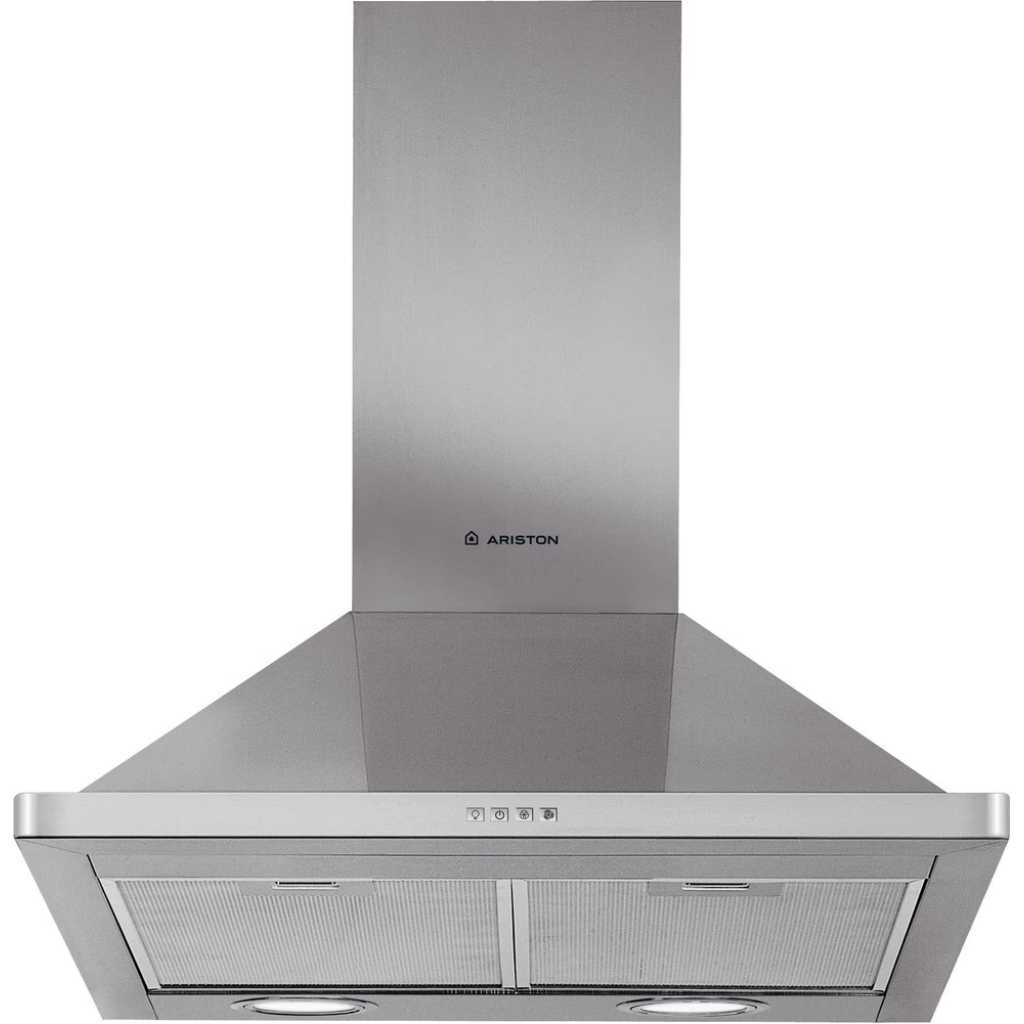 ARISTON WALL MOUNTED COOKER HOOD: 60CM - AHPN 6.4F AM X