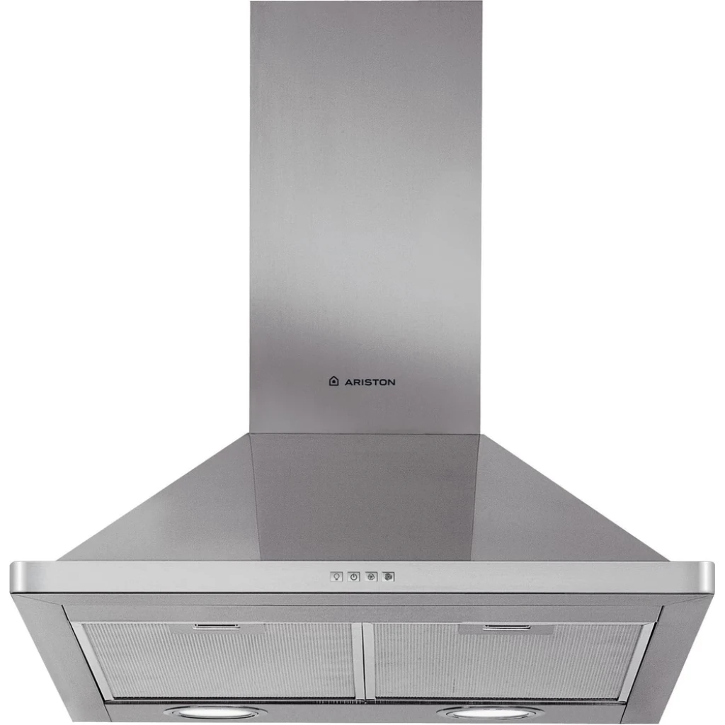 ARISTON WALL MOUNTED COOKER HOOD: 60CM - AHPN 6.4F AM X