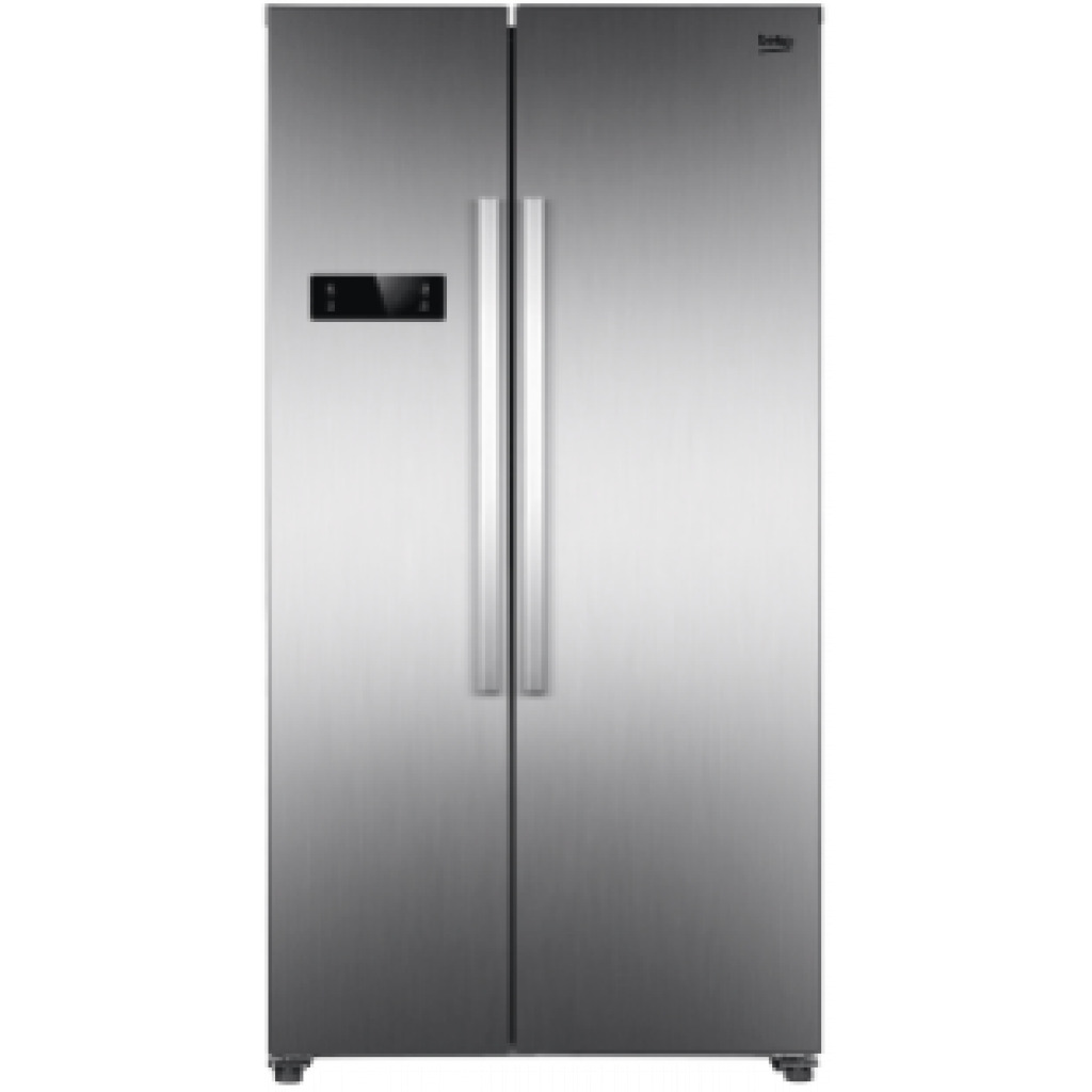 Beko 472L Fridge Freezer | Side by Side, Inox, 90 cm, BFF254