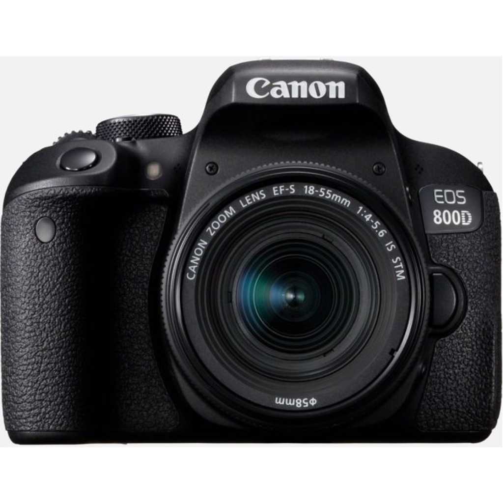 Canon EOS 800D 24.2 Megapixel Digital SLR Camera with Lens, 0.71", 2.17", Black