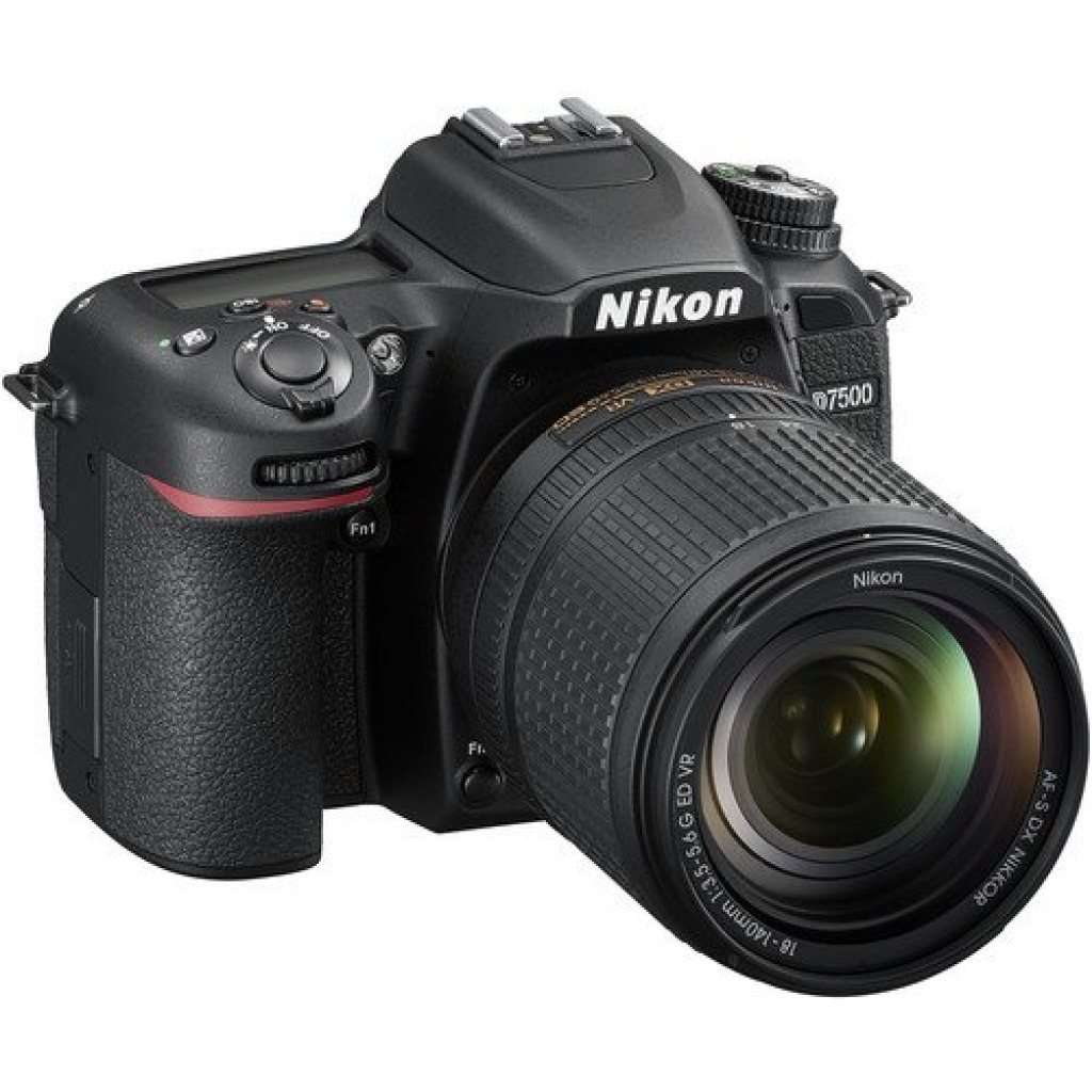 Nikon D7500 DSLR Camera with 18-140mm Lens - Black