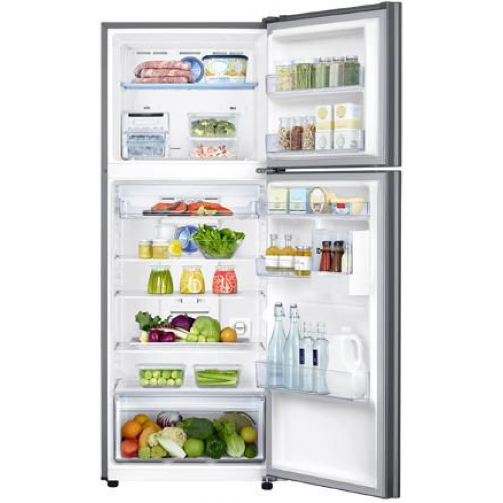 Samsung 340 - Litres Fridge RT34K5552S8 Frost Free Top Mount Freezer Premium Refrigerator - Silver