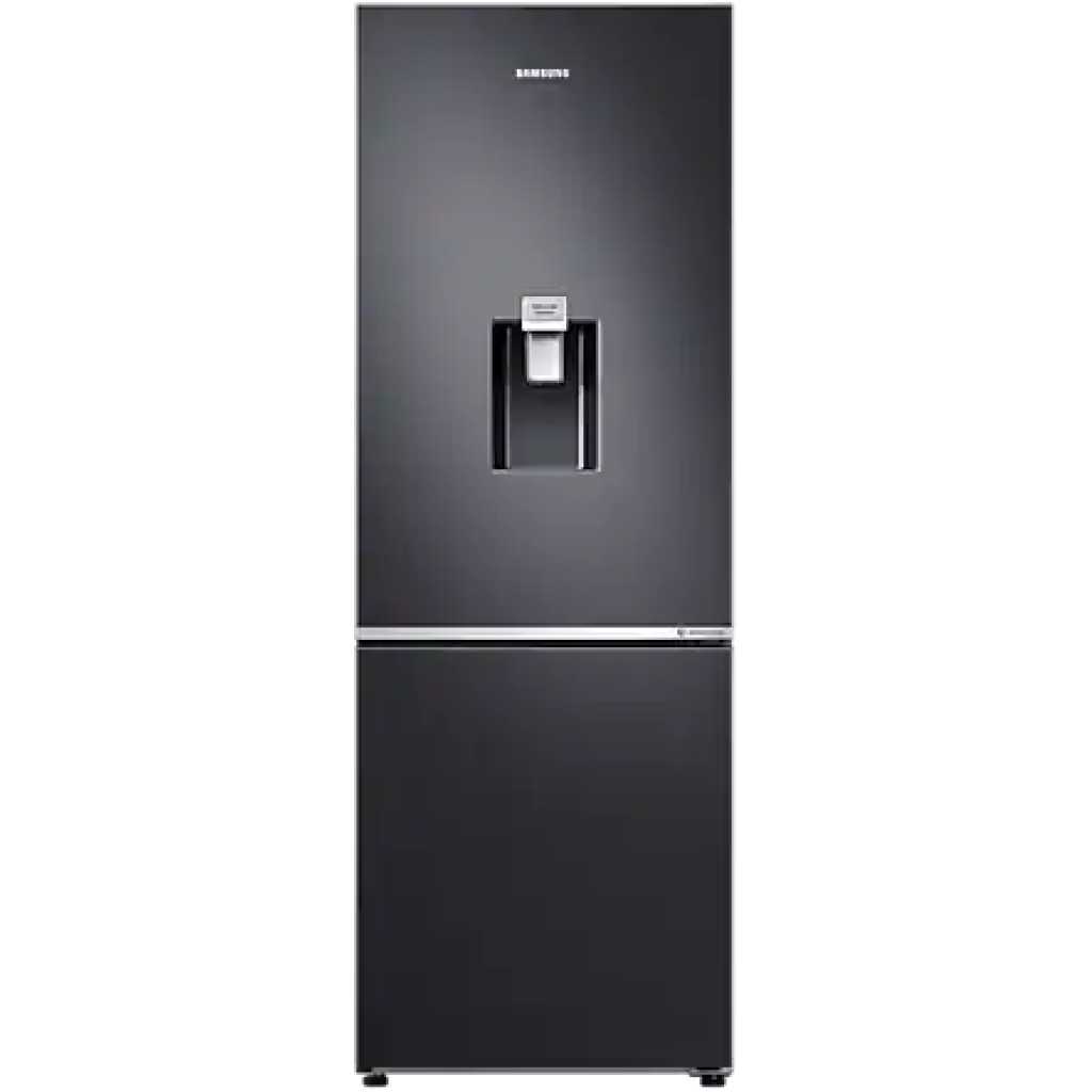 Samsung 370-liter Refrigerator with Dispenser RB37N4160B1 – Double Door Fridge, Bottom Mount Freezer, Frost Free