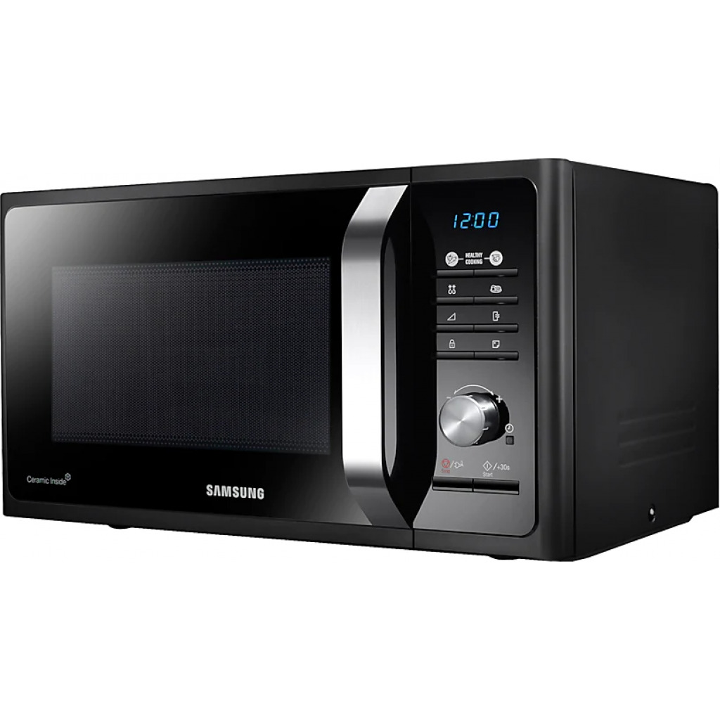 Samsung 23 - Litres  Microwave Oven, GRILL , Ceramic Enamel, Automatic, MS23F301TAK - Black