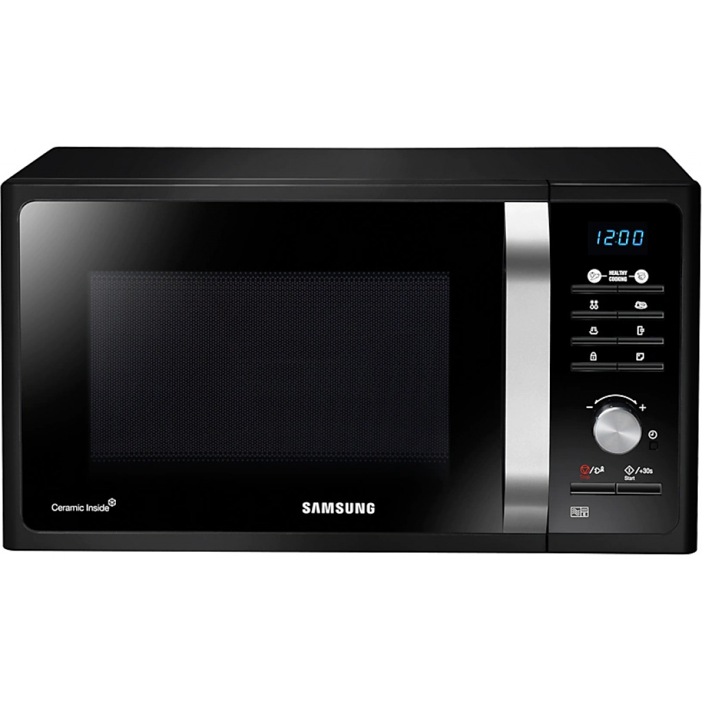 Samsung 23 - Litres Microwave Oven, GRILL , Ceramic Enamel, Automatic, MS23F301TAK - Black