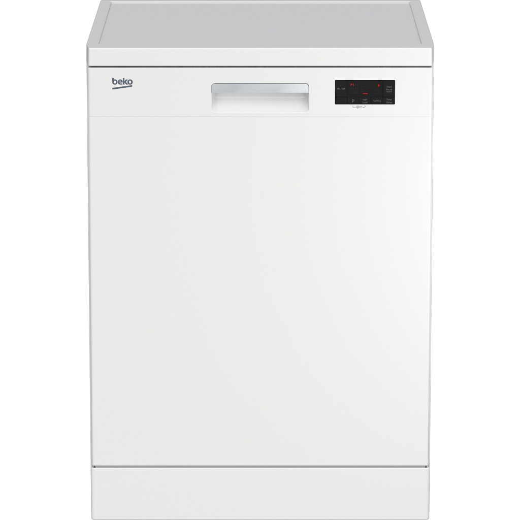 Beko Freestanding 60cm Dishwasher Quick Programmes DFN16430 With 14 Places - White