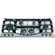 Ariston Built in Gas Hob, PH 961 TS/IX/A – 90cm, 6 Gas Burners, Auto Ignition