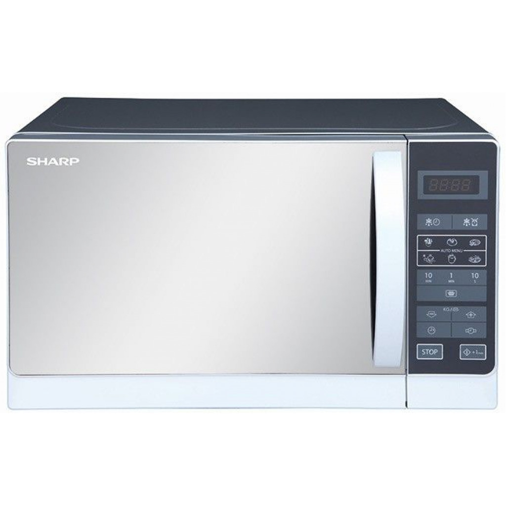 Sharp 20-liter Microwave, Digital Microwave – 6 Auto Cooking Menu, 11 Power levels, 800 watts R-20MR(S)