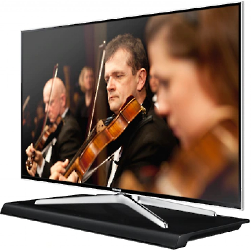 Samsung HW-H600 Wireless Soundstand for 32”+ TVs, Dual Built-In Subwoofers, NFC, Bluetooth, HDMI - Black