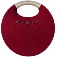 Aldeepo Portable Arm Wireless Bluetooth Speaker With FM Radio - Maroon/Red