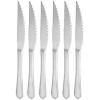 6 Pieces Of Table Steak knives Cutlery Set, Silver