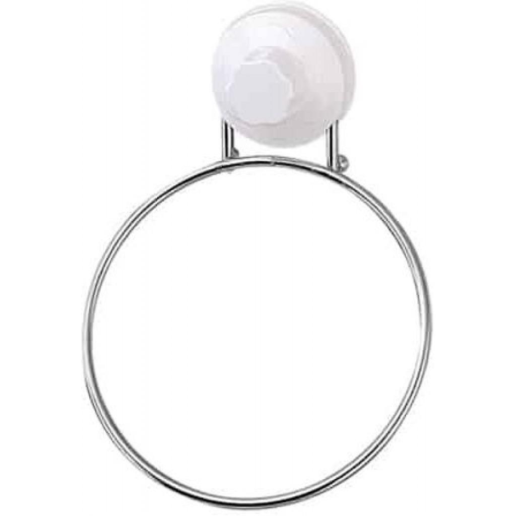 Towel Ring/Towel Rack Hanger with Magic Suction Cup, White