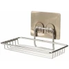 Wall Mounted Kitchen, Bathroom Sponge Soap Dish Holder,Dispenser,Silver
