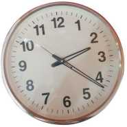 Round Wall Clock - White