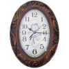 Large Oval Analog Wall Clock Watch – Brown Wall Clocks TilyExpress